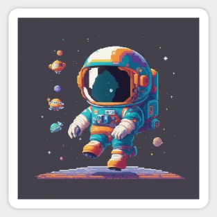 Astronaut lost in space Sticker